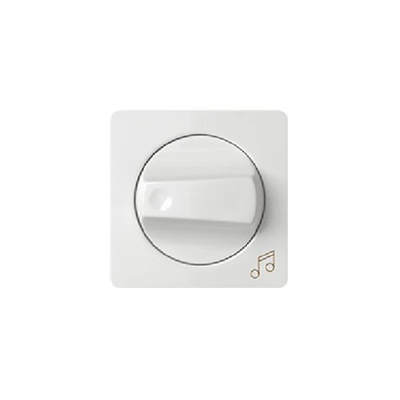 SIMON 82 DETAIL Cover with knob for volume control white