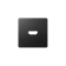 SIMON 82 DETAIL Graphite cover for the HDMI socket