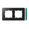 SIMON 82 DETAIL SELECT - Estructura doble de grafito en color metalizado y base verde