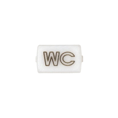SIMON 82 DETAIL White window for the 8200013 switch - "WC" pictogram