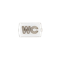SIMON 82 DETAIL White window for the 8200013 switch - "WC" pictogram