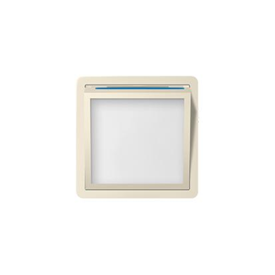 SIMON 82 DETTAGLIO Coprimodulo LED beige