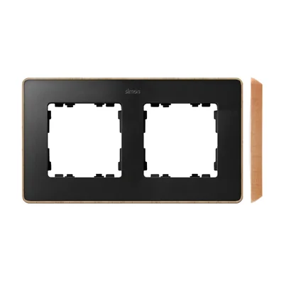 SIMON 82 DETTAGLIO SELECT-legno Struttura 2 volte grafite con base in legno