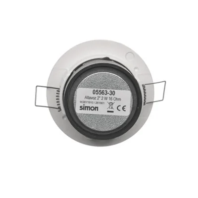 Simon 82 W0-5563-30xxx-xxxx Loudspeaker 2, 2 W, 16 Ω for suspended ceilings – mounting hole Ø = 65 mm