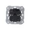 Simon 82 W7-500422-03X-XXXX Enchufe estándar británico con interruptor (mecanismo), 13A, 250V~, tornillo