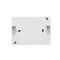 Simon Aquaclick WA-ACGZ2xx-xx-11xx Surface-mounted socket, double compact with earthing, cover color, IP44, Σ16A, 250V~, screw terminals; white