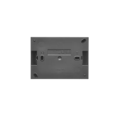 Simon Aquaclick WA-ACGZ2xx-xx-49Ax Surface-mounted socket, double compact with earthing, transparent cover, IP44, Σ16A, 250V~, screw terminals; black