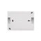 Simon Aquaclick WA-ACGZ2Zx-xx-11Ax Surface-mounted socket, double compact with earthing, transparent cover with current path shutter, IP44, Σ16A, 250V~, screw terminals; white