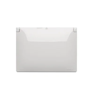 Simon Aquaclick WA-ACGZ2Zx-xx-11xx Surface-mounted socket, double compact with earthing, cover color, with current path shutter, IP44, Σ16A, 250V~, screw terminals; white