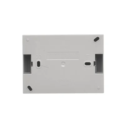 Simon Aquaclick WA-ACGZ2Zx-xx-16Ax Surface-mounted socket, double compact with earthing, transparent cover with current path shutter, IP44, Σ16A, 250V~, screw terminals; gray