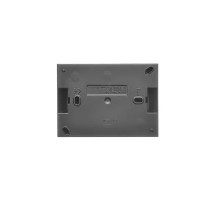 Simon Aquaclick WA-ACGZ2Zx-xx-49xx Surface-mounted socket, double compact with earthing, cover color, with current path shutter, IP44, Σ16A, 250V~, screw terminals; black