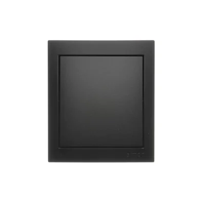 Simon Aquaclick WA-ACP1-xx-xx-49xx Surface-mounted push-button without pictogram, IP44, 10AX, 250V~, screw terminals; black