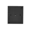 Simon Aquaclick WA-ACP1-xx-xx-49xx Surface-mounted push-button without pictogram, IP44, 10AX, 250V~, screw terminals; black