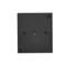 Simon Aquaclick WA-CD1xxxx-xx-49xx Surface-mounted doorbell button, IP44, 10AX, 250V~, screw terminals; black