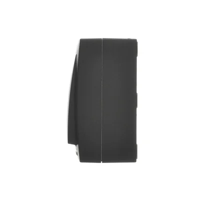 Simon Aquaclick WA-CD1xxxx-xx-49xx Surface-mounted doorbell button, IP44, 10AX, 250V~, screw terminals; black