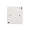 Simon Aquaclick WA-CGSZ1Cx-xx-11Ax Surface-mounted socket, Schuko, single, transparent cover, IP44, Σ16A, 250V~, screw terminals; white