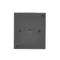 Simon Aquaclick WA-CGSZ1Cx-xx-49Ax Aufputzsteckdose, Schuko, einzeln, transparente Abdeckung, IP44, Σ16A, 250V~, Schraubklemmen; schwarz