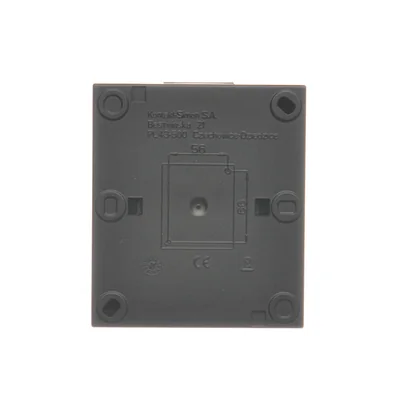 Simon Aquaclick WA-CGSZ1Cx-xx-49Ax Surface-mounted socket, Schuko, single, transparent cover, IP44, Σ16A, 250V~, screw terminals; black