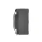 Simon Aquaclick WA-CGSZ1Cx-xx-49Ax Surface-mounted socket, Schuko, single, transparent cover, IP44, Σ16A, 250V~, screw terminals; black