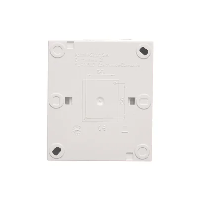 Simon Aquaclick WA-CGSZ1CZ-xx-11Ax Surface-mounted socket, Schuko, single, transparent cover with current path shutters, IP44, Σ16A, 250V~, screw terminals; white