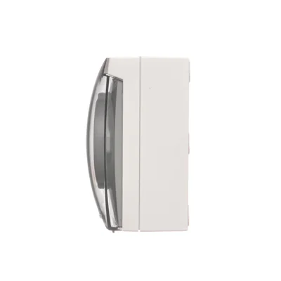 Simon Aquaclick WA-CGSZ1CZ-xx-11Ax Surface-mounted socket, Schuko, single, transparent cover with current path shutters, IP44, Σ16A, 250V~, screw terminals; white