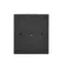 Simon Aquaclick WA-CGSZ1CZ-xx-49xx Surface-mounted socket, Schuko, single, cover in the same color as the cover, with current path shutters, IP44, 16A, 250V~, quick connectors; black
