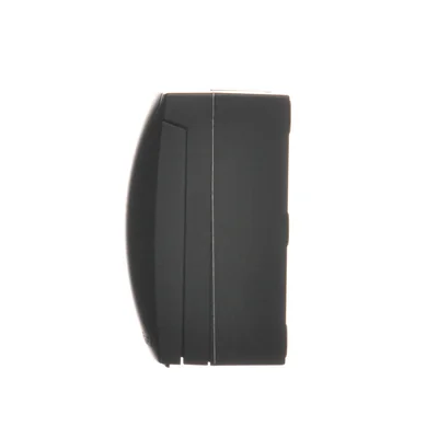 Simon Aquaclick WA-CGSZ1CZ-xx-49xx Surface-mounted socket, Schuko, single, cover in the same color as the cover, with current path shutters, IP44, 16A, 250V~, quick connectors; black