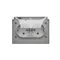 Simon Aquaclick WA-CGSZ2xx-xx-11Ax Surface-mounted socket, Schuko, double compact, transparent cover, IP44, 16A, 250V~, screw terminals; white