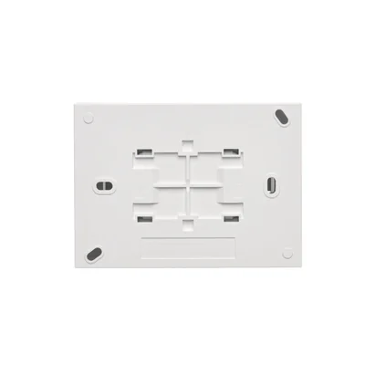Simon Aquaclick WA-CGSZ2xx-xx-11Ax Surface-mounted socket, Schuko, double compact, transparent cover, IP44, 16A, 250V~, screw terminals; white