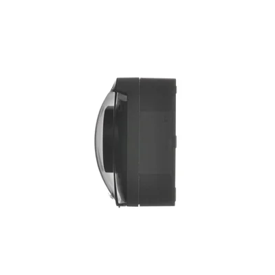 Simon Aquaclick WA-CGSZ2xx-xx-49Ax Surface-mounted socket, Schuko, double compact, transparent cover, IP44, 16A, 250V~, screw terminals; black