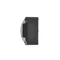 Simon Aquaclick WA-CGSZ2xx-xx-49Ax Surface-mounted socket, Schuko, double compact, transparent cover, IP44, 16A, 250V~, screw terminals; black