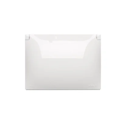 Simon Aquaclick WA-CGSZ2Zx-xx-11xx Plug socket, Schuko, double compact, cover color, with current path shutter, IP44, 16A, 250V~, screw terminals; white