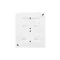 Simon Aquaclick WA-CGSZ4Cx-xx-11Ax Surface-mounted socket, Schuko, 4-way, transparent cover, IP44, 16A, 250V~, quick connectors; white