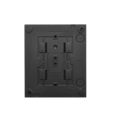 Simon Aquaclick WA-CGSZ4Cx-xx-49xx Surface-mounted Schuko socket, 4-way, cover in the same color as the cover, IP44, 16A, 250V~, quick connectors; black