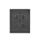Simon Aquaclick WA-CGSZ4Zx-xx-49xx Surface-mounted Schuko socket, 4-gang, cover in the same color as the cover, with current path shutters, IP44, 16A, 250V~, screw terminals; black