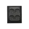 Simon Aquaclick WA-CGSZN4C-xx-49xx Surface-mounted socket, Schuko, 4-way, IP20, 16A, 250V~, quick connectors; black