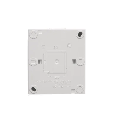 Simon Aquaclick WA-CGZ1Cxx-xx-11Ax Surface-mounted socket, single, with earthing, transparent cover, IP44, 16A, 250V~, quick connectors; white