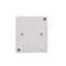 Simon Aquaclick WA-CGZ1Cxx-xx-11Ax Surface-mounted socket, single, with earthing, transparent cover, IP44, 16A, 250V~, quick connectors; white