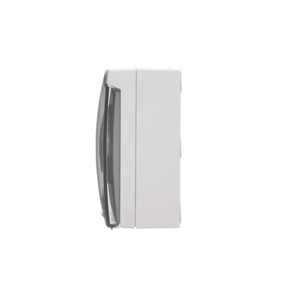 Simon Aquaclick WA-CGZ1Cxx-xx-11Ax Surface-mounted socket, single, with earthing, transparent cover, IP44, 16A, 250V~, quick connectors; white