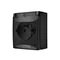 Simon Aquaclick WA-CGZ1Cxx-xx-49Ax Surface-mounted socket, single, with earthing, transparent cover, IP44, 16A, 250V~, quick connectors; black
