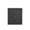 Simon Aquaclick WA-CGZ1Cxx-xx-49Ax Surface-mounted socket, single, with earthing, transparent cover, IP44, 16A, 250V~, quick connectors; black