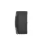 Simon Aquaclick WA-CGZ1Cxx-xx-49Ax Surface-mounted socket, single, with earthing, transparent cover, IP44, 16A, 250V~, quick connectors; black