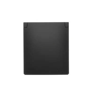 Simon Aquaclick WA-CGZ1Cxx-xx-49xx Surface-mounted socket, single, with earthing, cover color, IP44, 16A, 250V~, quick connectors; black