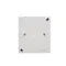 Simon Aquaclick WA-CGZ1CZx-xx-11Ax Surface-mounted socket, single, with grounding, transparent cover with current path shutters, IP44, 16A, 250V~, quick connectors; white