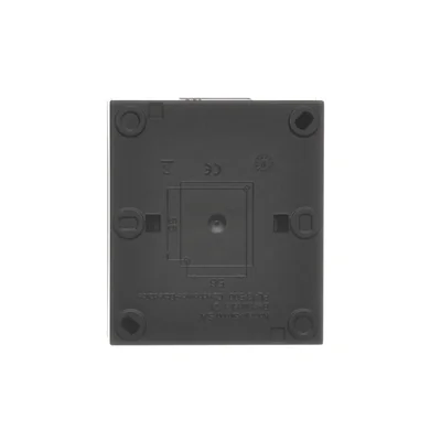 Simon Aquaclick WA-CGZ1CZx-xx-49Ax Surface-mounted socket, single, with grounding, transparent cover with current path shutters, IP44, 16A, 250V~, quick connectors; black