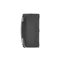 Simon Aquaclick WA-CGZ1CZx-xx-49Ax Surface-mounted socket, single, with grounding, transparent cover with current path shutters, IP44, 16A, 250V~, quick connectors; black