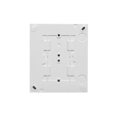 Simon Aquaclick WA-CGZ4Cxx-xx-11xx Gniazdo wtyczkowe natynkowe, 4-krotne z uziemieniem, klapka w kolorze pokrywy, IP44, Σ16A, 250V~, szybkozłącza; biały