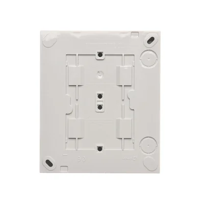 Simon Aquaclick WA-CGZ4Cxx-xx-16Ax Surface-mounted socket, 4-way with earthing, transparent cover, IP44, Σ16A, 250V~, quick connectors; gray