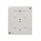 Simon Aquaclick WA-CGZ4Cxx-xx-16Ax Surface-mounted socket, 4-way with earthing, transparent cover, IP44, Σ16A, 250V~, quick connectors; gray