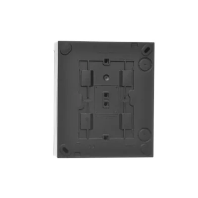 Simon Aquaclick WA-CGZ4Cxx-xx-49xx Surface-mounted socket, 4-way with earthing, cover in the same color as the cover, IP44, Σ16A, 250V~, quick connectors; black